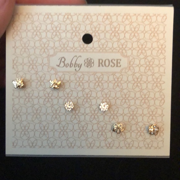 Bobby Rose Jewelry - NWT Bobby Rose set of three earrings